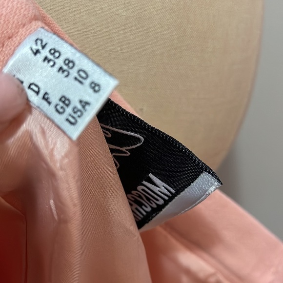 Moschino Cheap Chic Pink Wool Straight Skirt - Picture 9 of 11